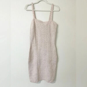 House of Harlow Cable Knit Sweater Dress